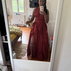 Robe Infinity Reine Écarlate